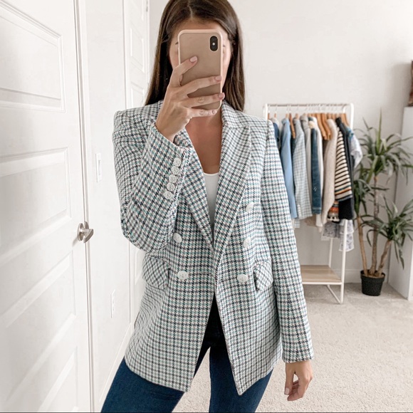 Veronica Beard Jackets & Blazers - Veronica Beard Moroso Dickey Jacket Blue Multi